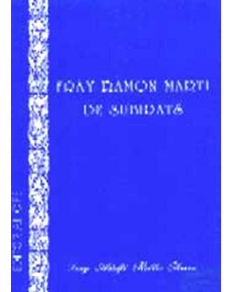 FRAY RAMÓN MARTÍ DE SUBIRATS O.P.